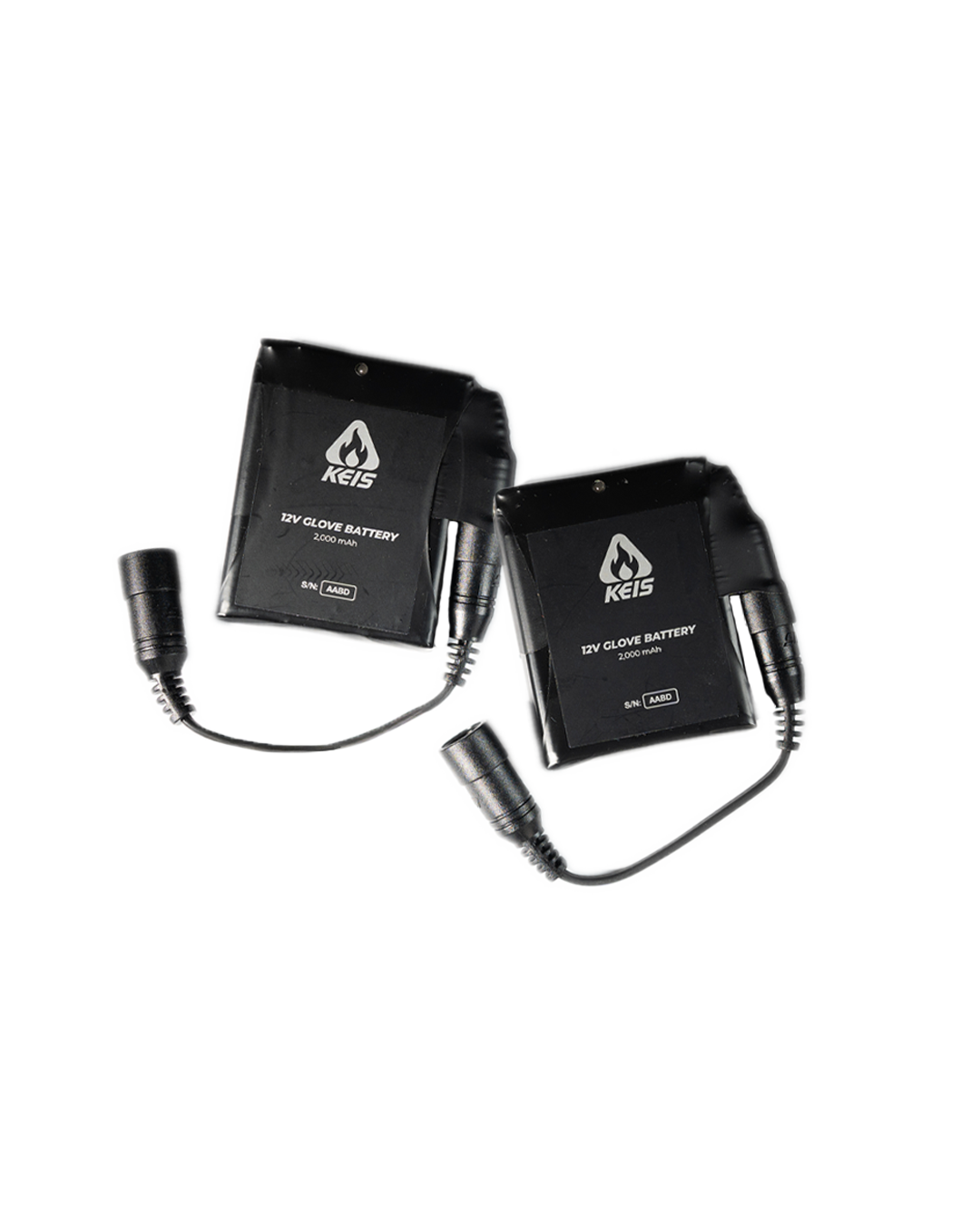 Keis Heated Apparel Battery 4000mAh Gloves Battery Set + USB-C Charging Cable
