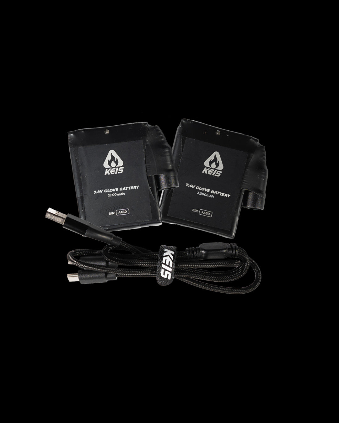 Keis Heated Apparel Battery 6000mAh 7.4V Inner Gloves Battery Set