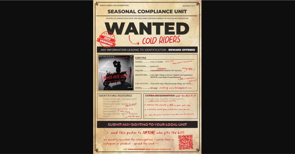 KEIS: Winter Riders Wanted