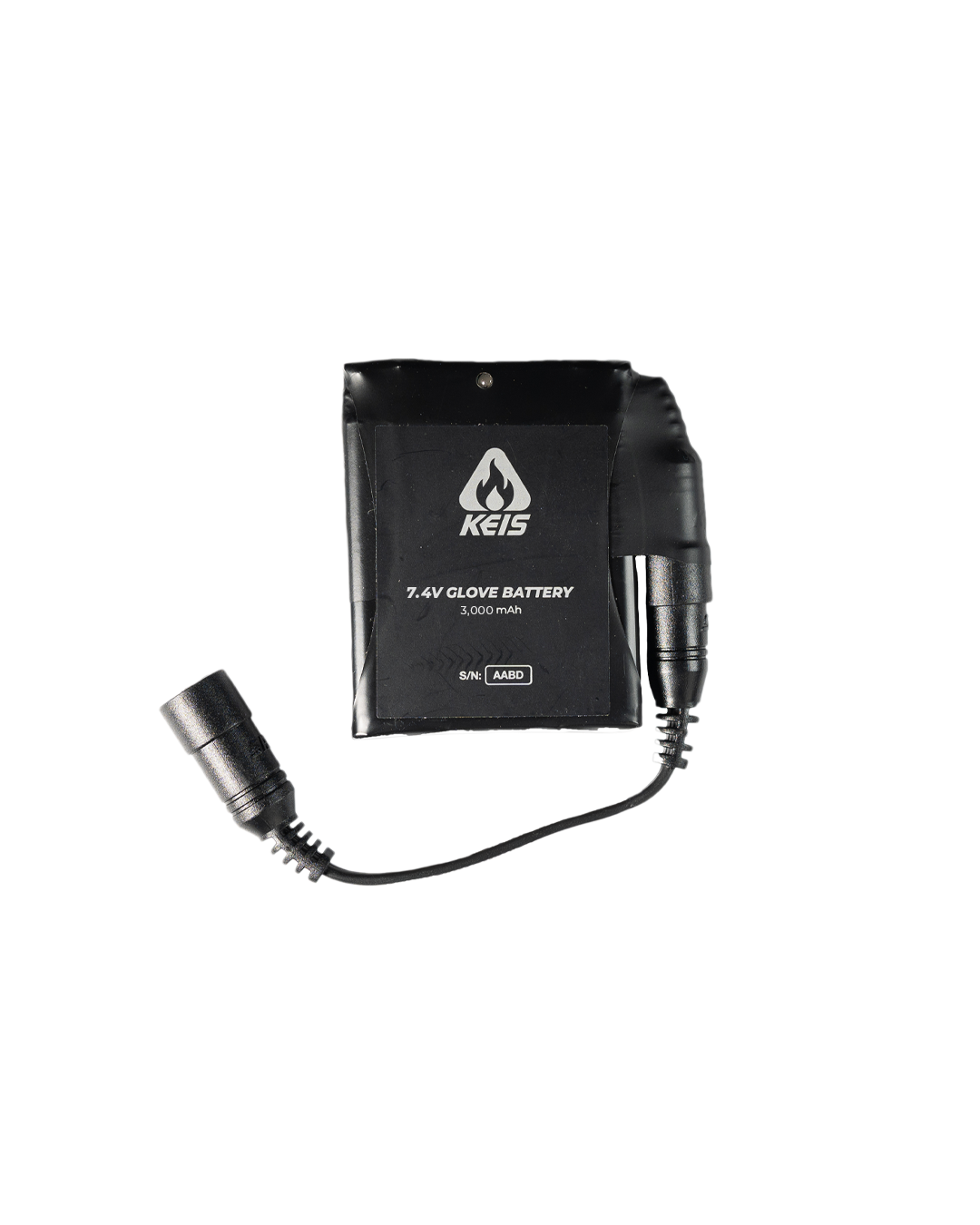 Keis Heated Apparel Batería juego de baterías 6000mAh 7.4V para guantes interiores