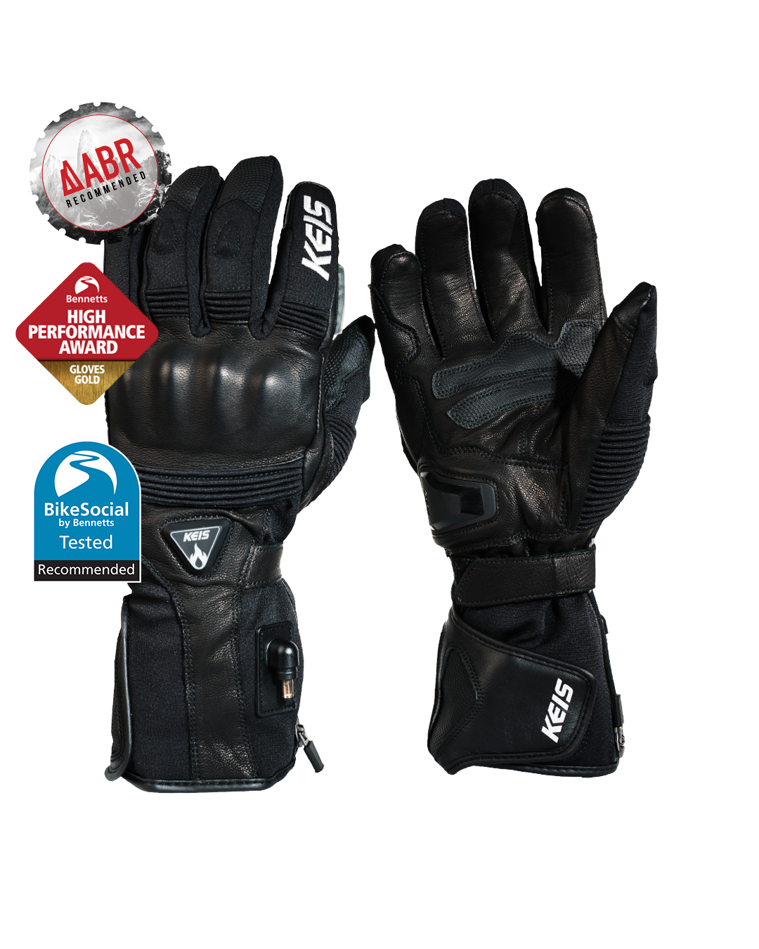 Keis Heated Apparel Heated Gloves G601 Heated Touring Gloves