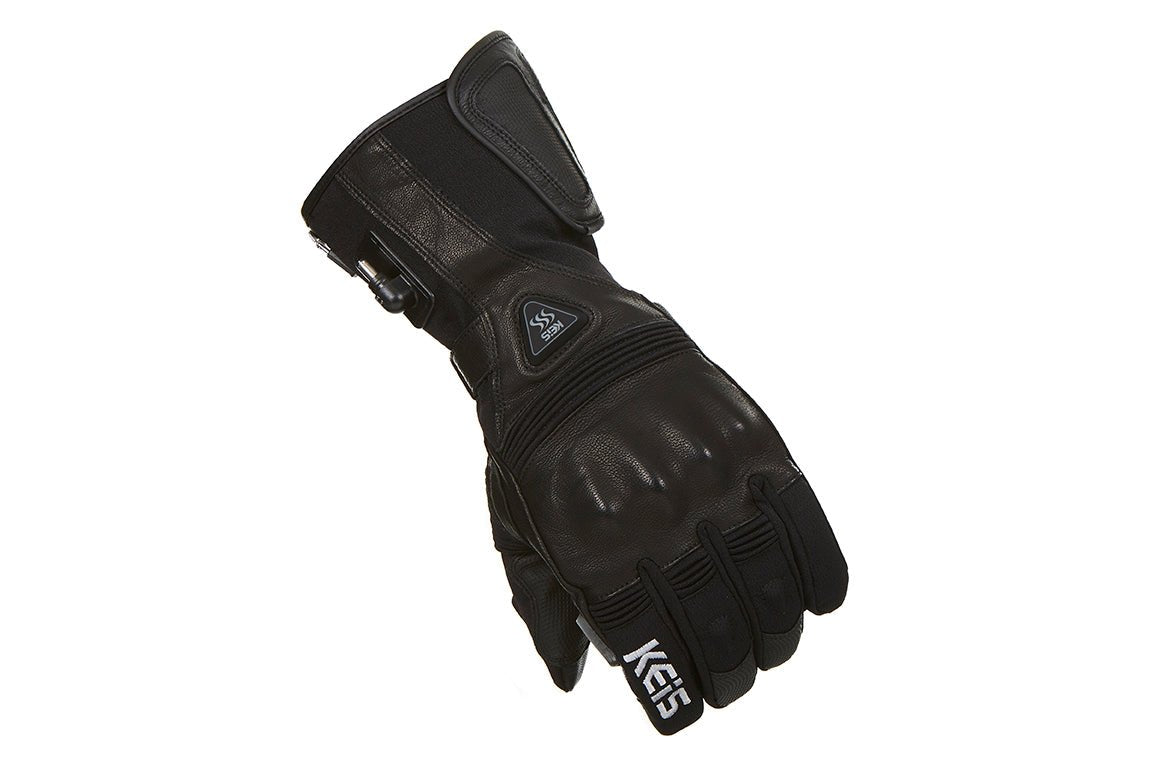 G601 Leather Heated Touring Gloves - Keis Heated Apparel