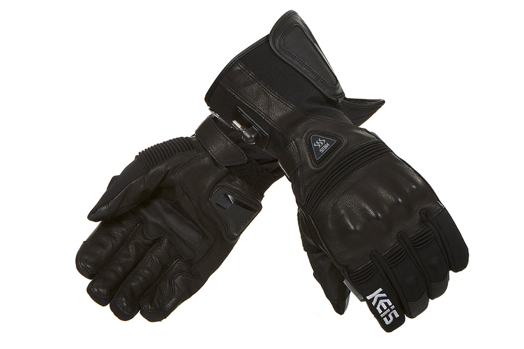 Test des gants hiver chauffants Keis G601 : ils font fi(l) du froid ! –  Motard Adventure